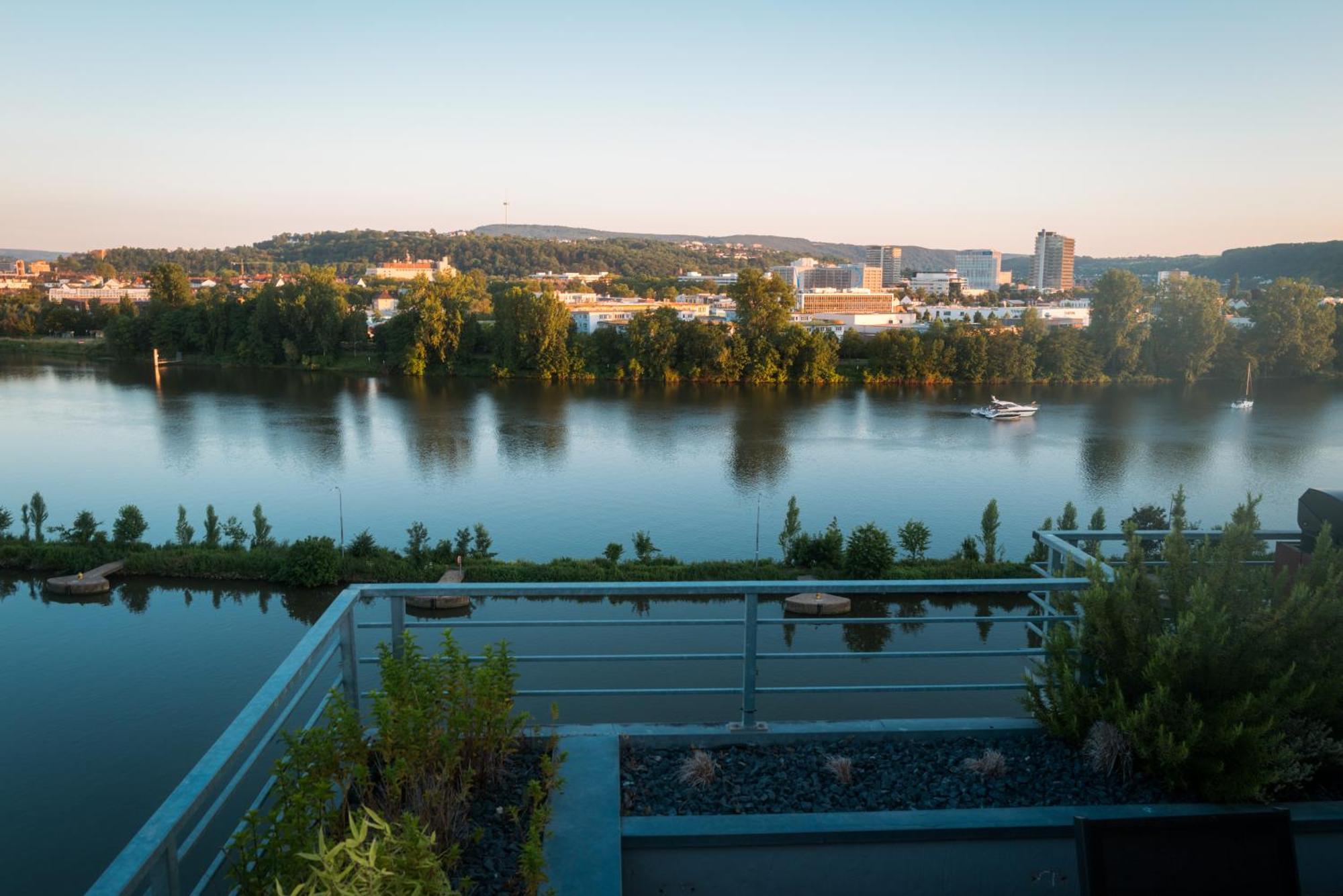Penthouse Wohnung Mit Schoenem Moselblick In Metternich Кобленц Экстерьер фото