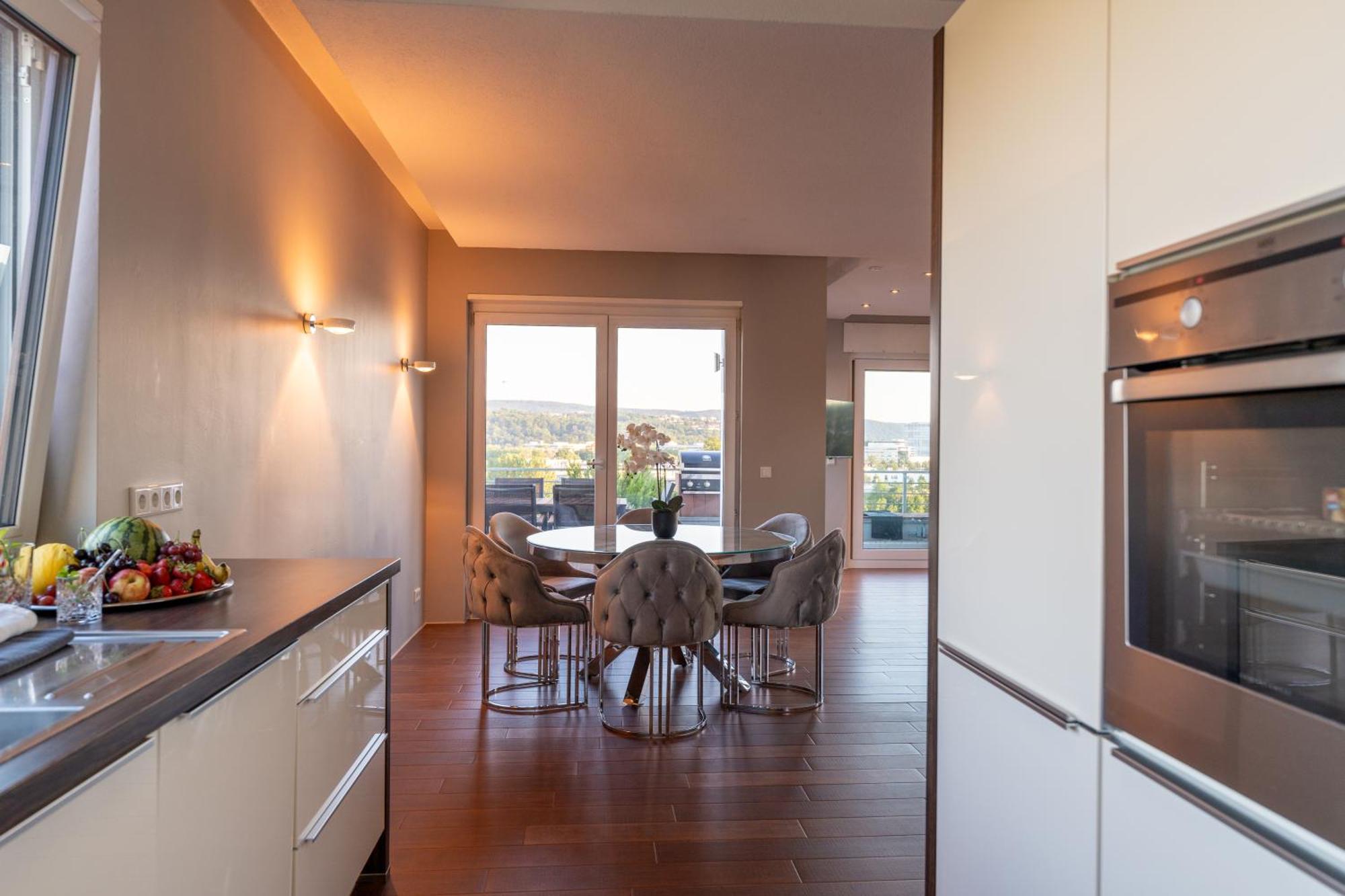 Penthouse Wohnung Mit Schoenem Moselblick In Metternich Кобленц Экстерьер фото
