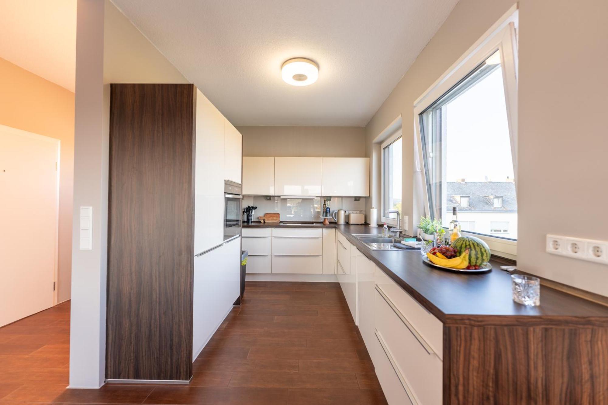 Penthouse Wohnung Mit Schoenem Moselblick In Metternich Кобленц Экстерьер фото